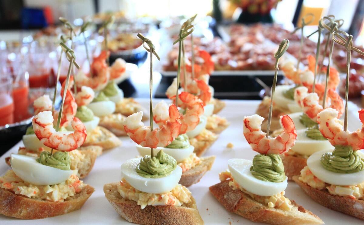 Close up of Appetizers